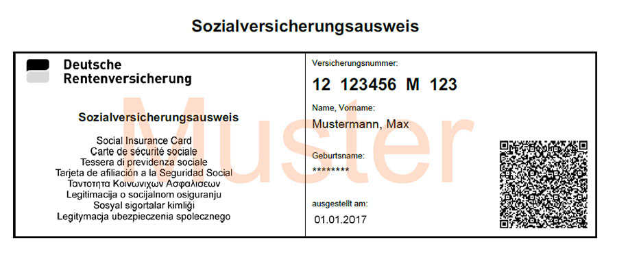 Sozialversicherungsausweis | Sozialversicherungsausweis | Deutsche Rentenversicherung