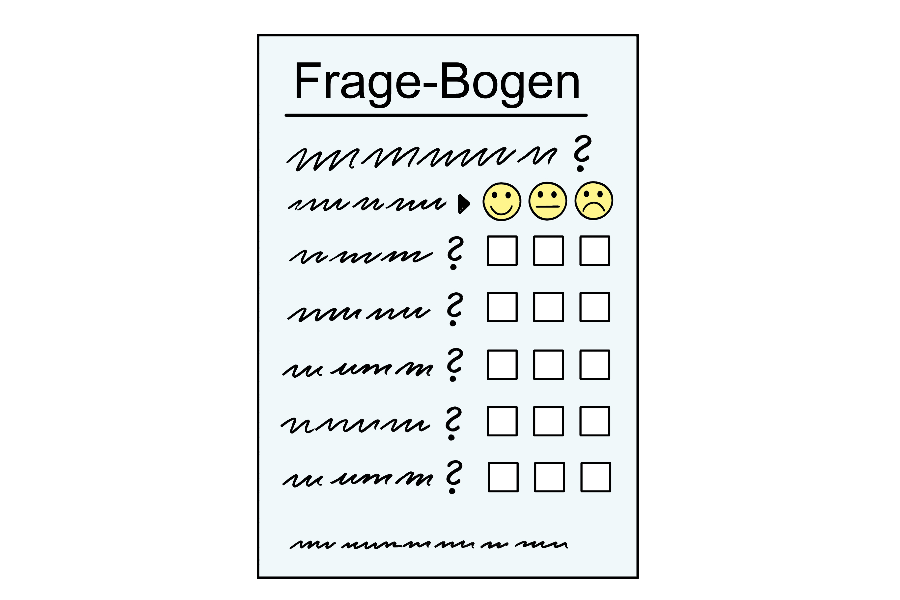Frage-Bogen (Quelle: Lebenshilfe für Menschen mit geistiger Behinderung Bremen e.V., Illustrator Stefan Albers, Atelier Fleetinsel, 2013) Frage-Bogen (Quelle: Lebenshilfe für Menschen mit geistiger Behinderung Bremen e.V., Illustrator Stefan Albers, Atelier Fleetinsel, 2013)