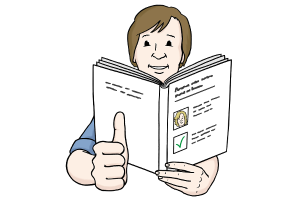 Leichte Sprache (Quelle: Lebenshilfe für Menschen mit geistiger Behinderung Bremen e.V., Illustrator Stefan Albers, Atelier Fleetinsel, 2013.) Leichte Sprache (Quelle: Lebenshilfe für Menschen mit geistiger Behinderung Bremen e.V., Illustrator Stefan Albers, Atelier Fleetinsel, 2013.)