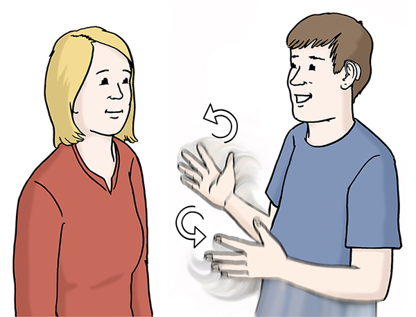 Gebärden-Sprache (Lebenshilfe für Menschen mit geistiger Behinderung Bremen e.V., Illustrator Stefan Albers, Atelier Fleetinsel, 2013) Gebärden-Sprache (Lebenshilfe für Menschen mit geistiger Behinderung Bremen e.V., Illustrator Stefan Albers, Atelier Fleetinsel, 2013)