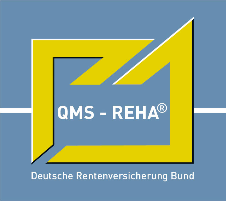 Logo: Qualitätsmanagementsystem der Reha-Zentren der Deutschen Renteversicherung Bund