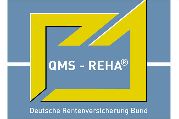 Logo: Qualitätsmanagementsystem der Reha-Zentren der Deutschen Renteversicherung Bund