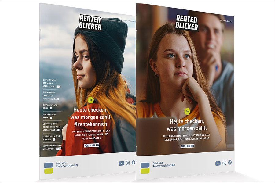 Rentenblicker - zwei Titelbilder Rentenblicker - zwei Titelbilder