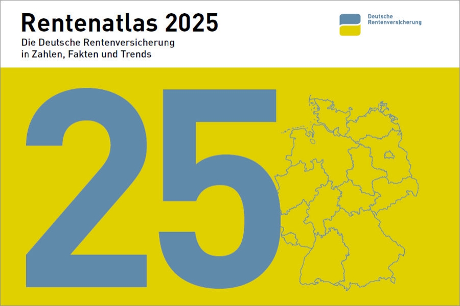 Titelbild des Rentenatlas 2025 Titelbild des Rentenatlas 2025