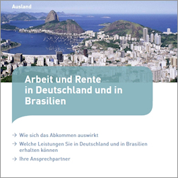 Titelbild der Broschüre "Arbeiten in Deutschland und in Brasilien"