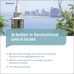 Titelbild der Broschüre Arbeiten in Deutschland und Israel 