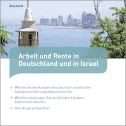 Titelbild der Broschüre: Arbeit und Rente in Deutschland und in Israel Titelbild der Broschüre: Arbeit und Rente in Deutschland und in Israel