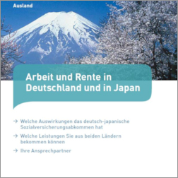 Titelbild der Broschüre "Arbeiten in Deutschland und in Japan"