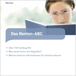 Titelbild der Broschüre  Das Renten -  ABC  Titelbild der Broschüre  Das Renten -  ABC