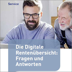 Titelbild zur Broschüre "Die Digitale Rentenübersicht: Fragen und Antworten" Titelbild zur Broschüre "Die Digitale Rentenübersicht: Fragen und Antworten"
