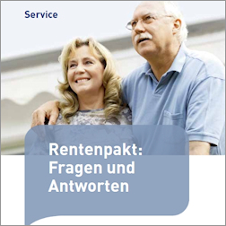 Titelbild "Rentenpakt: Fragen und Antworten"
