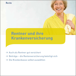 Titelbild der Broschüre Rentner und ihre Krankenversicherung