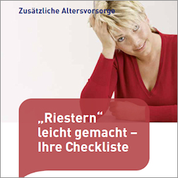 Titelbild "Riestern" leicht gemacht - Ihre Checkliste"