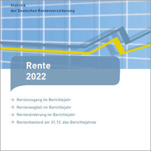 Titelbild des Statistikband Rente 2022