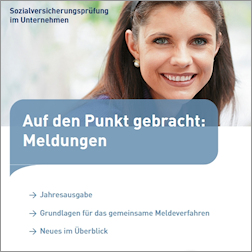 Titelbild der Broschüre "Auf den Punkt gebracht: Meldungen"