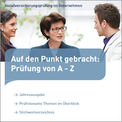 Titelbild der Broschüre "Auf den Punkt gebracht: Prüfung von A-Z"