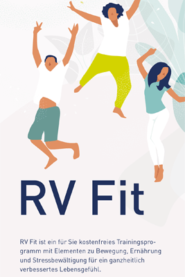 Titelbild des Faltblatts "RV Fit" Titelbild des Faltblatts "RV Fit"
