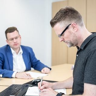 Ein persönlicher Berater im Termin Ein persönlicher Berater im Termin