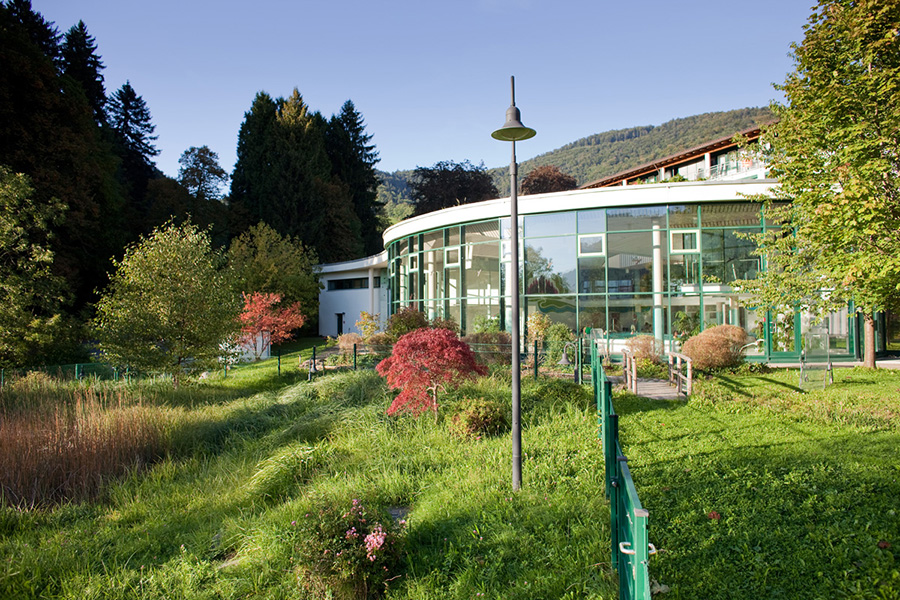 Außenansicht des ZAPR Glotterbad Außenansicht des ZAPR Glotterbad