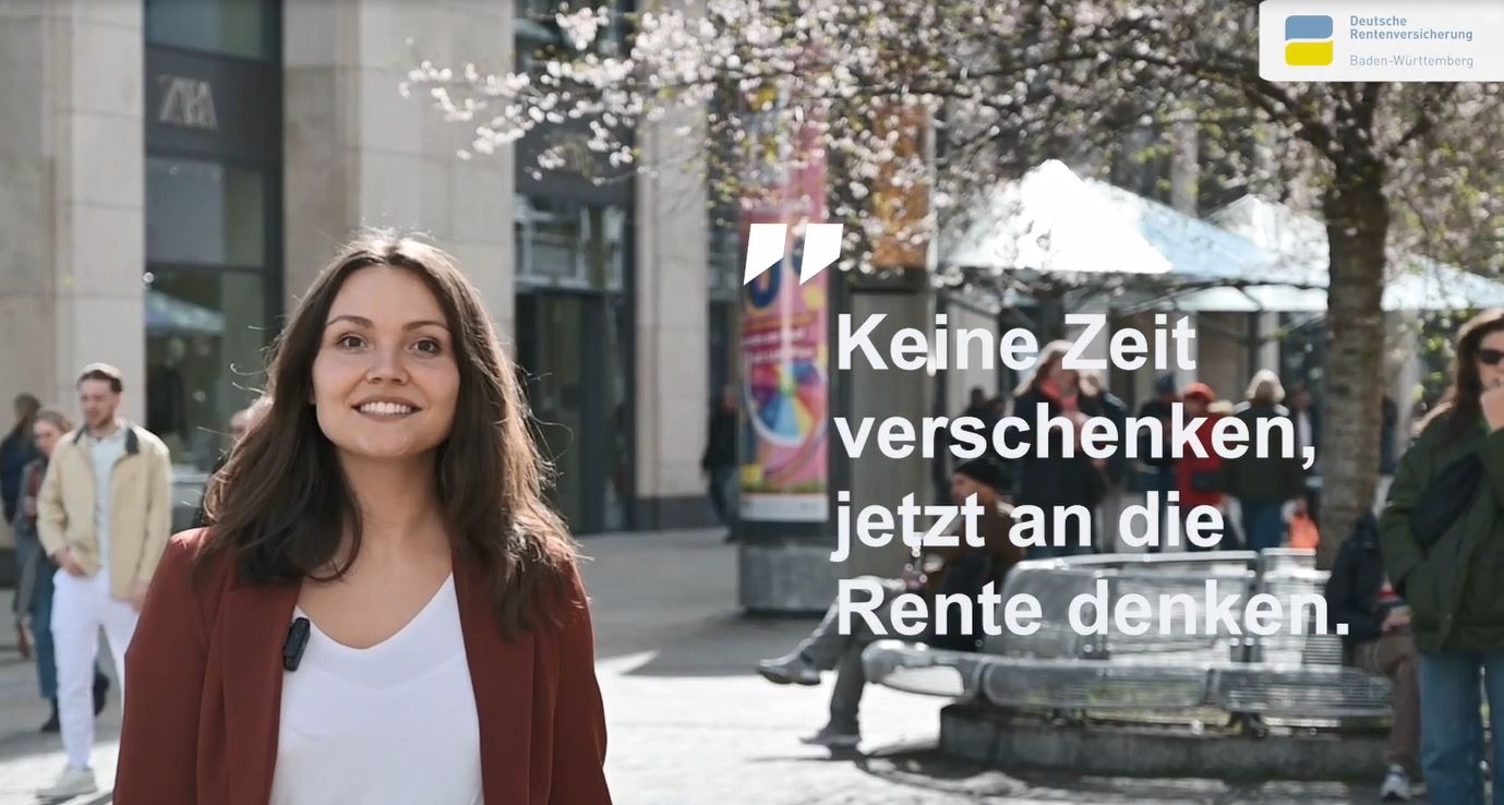 Startbild des Videos Keine Zeit verschenken, jetzt schon an die Rente denken Startbild des Videos Keine Zeit verschenken, jetzt schon an die Rente denken