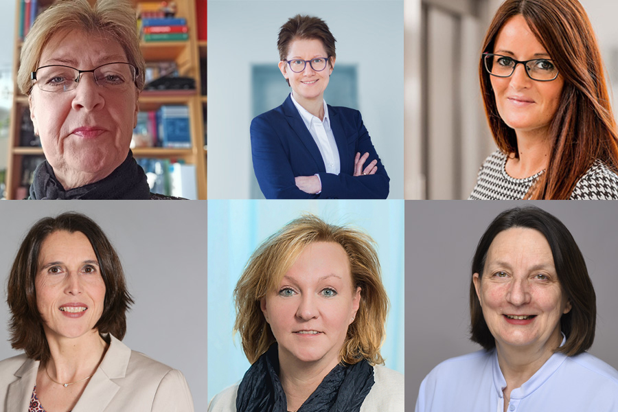 Auf dem Bild sind fünf Frauen zu sehen: (von links oben) Brigitte Runge, Jasmin Markhof, Jana Bartels, (von links unten) Cornelia Höltkemeier, Antje Hemmer, Sigrid Stenzel Auf dem Bild sind fünf Frauen zu sehen: (von links oben) Brigitte Runge, Jasmin Markhof, Jana Bartels, (von links unten) Cornelia Höltkemeier, Antje Hemmer, Sigrid Stenzel
