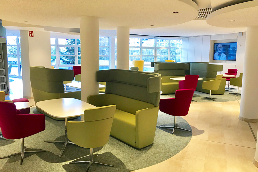 Foyer im Therapiezentrum Foyer im Therapiezentrum