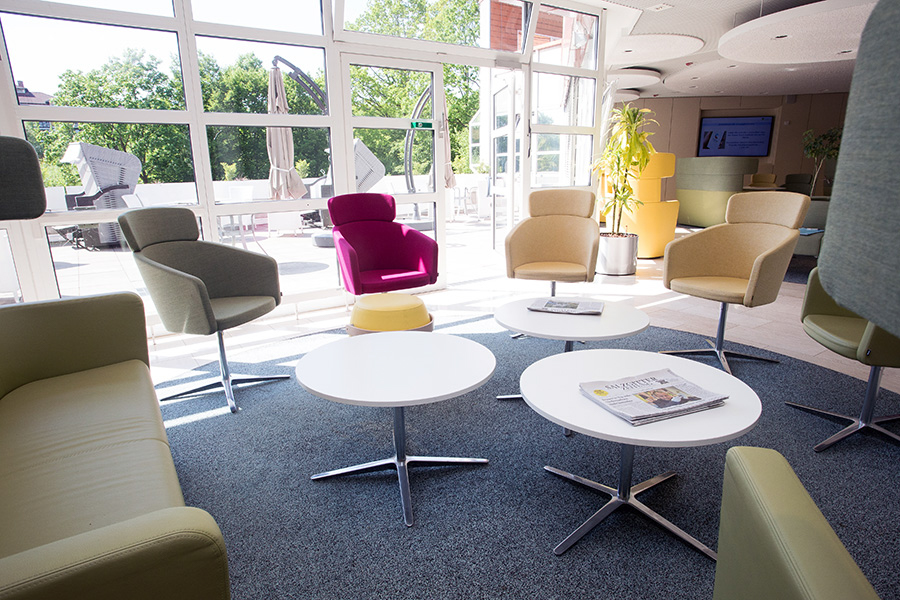 Sitzecke im Rehazentrum Sitzecke im Rehazentrum