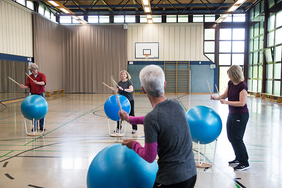 Sportgruppe im Therapiezentrum Friedrichshöhe Sportgruppe im Therapiezentrum Friedrichshöhe
