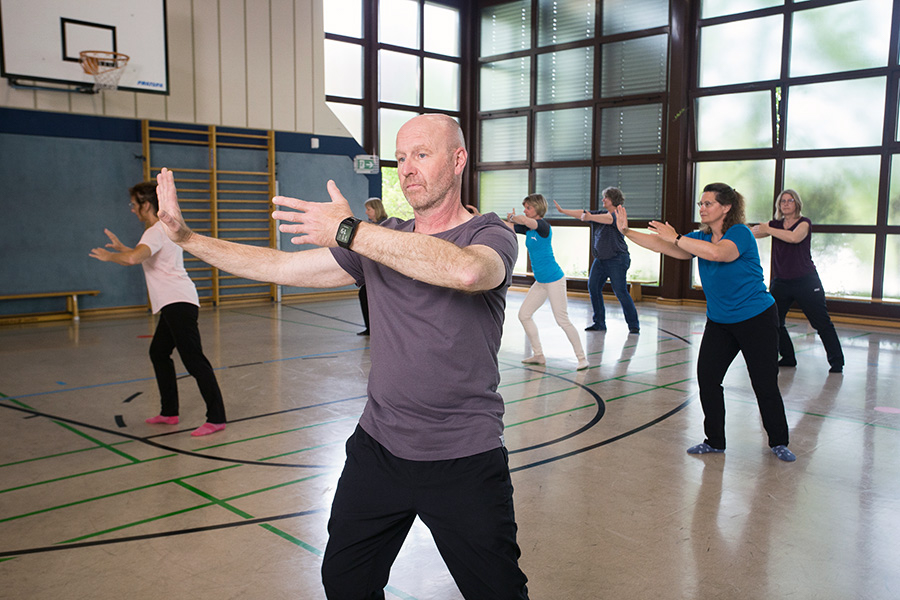 Sportgruppe im Therapiezentrum Friedrichshöhe Sportgruppe im Therapiezentrum Friedrichshöhe
