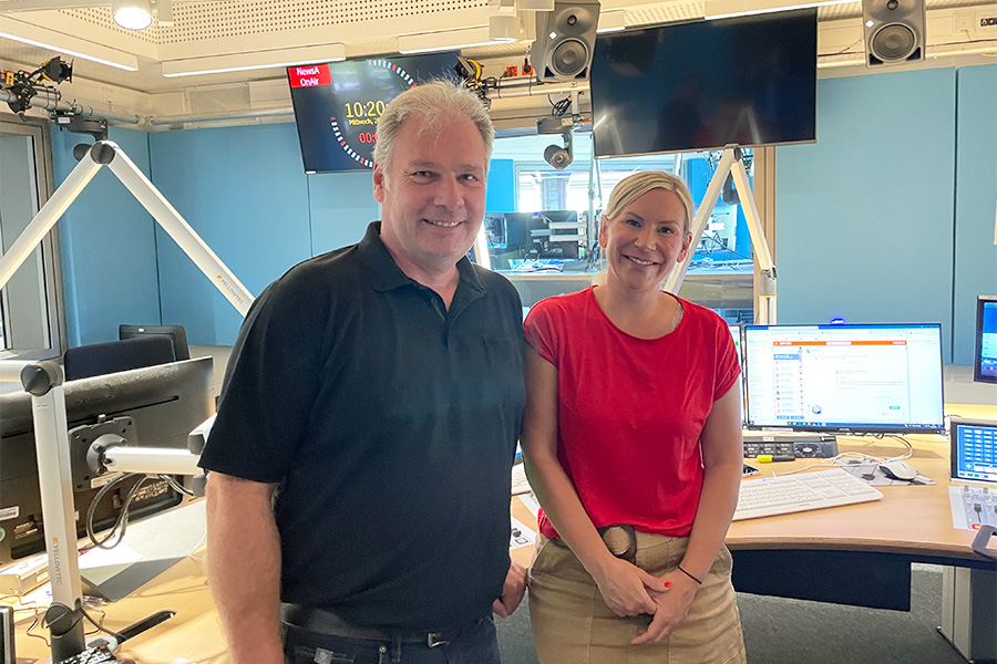 NDR-Moderatorin Kaya Laß und Hagen Busse NDR-Moderatorin Kaya Laß und Hagen Busse