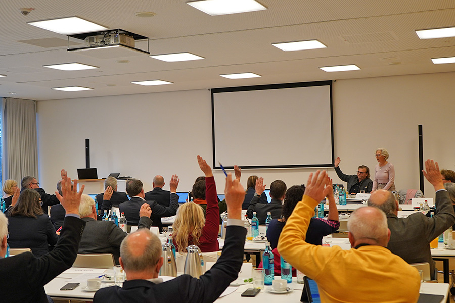 Die Deligierten der Vertreterversammlung stimmten einstimmig für den Haushalt 2025. Die Deligierten der Vertreterversammlung stimmten einstimmig für den Haushalt 2025.