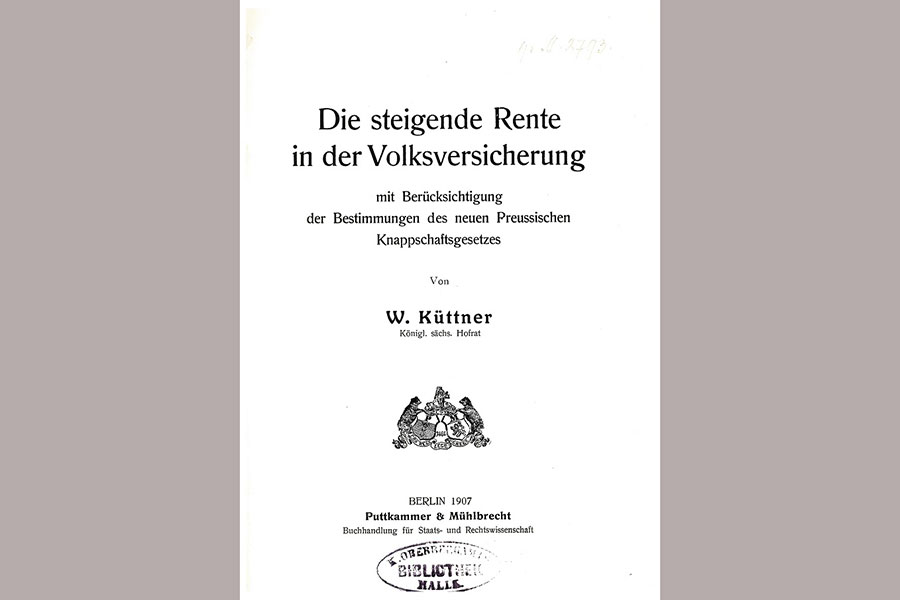 Die steigende Rente in der Volksversicherung (1907) Die steigende Rente in der Volksversicherung (1907)