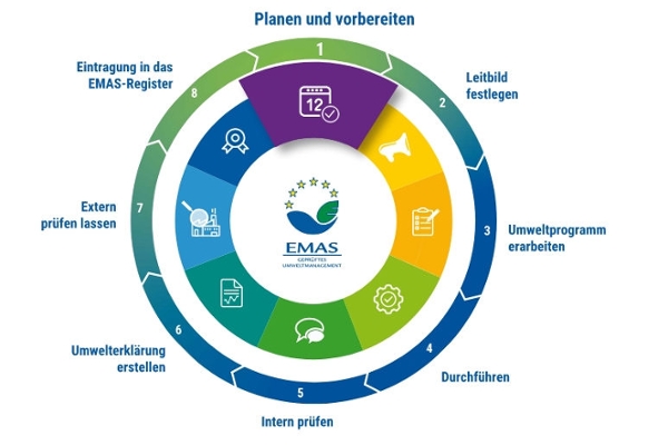 Grafik des Zyklus des EMAS Grafik des Zyklus des EMAS