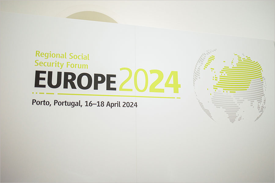 Foto: Logo des IVSS-Forums in Porto Foto: Logo des IVSS-Forums in Porto