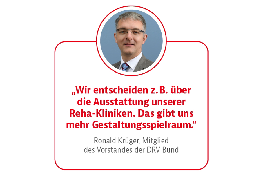 Ronald Krüger, Mitglied des Vorstandes der DRV Bund