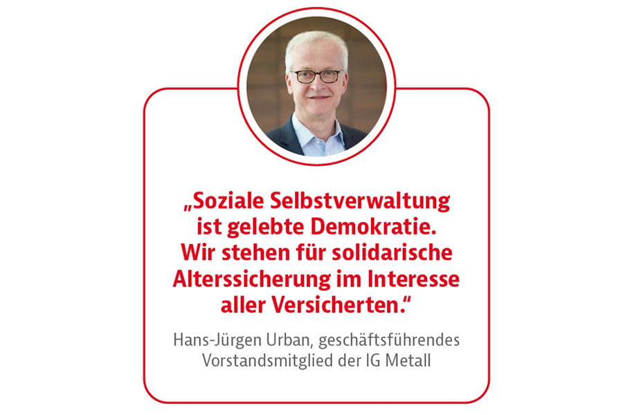 Hans-Jürgen Urban, geschäftsführendes Vorstandsmitglied der IG Metall