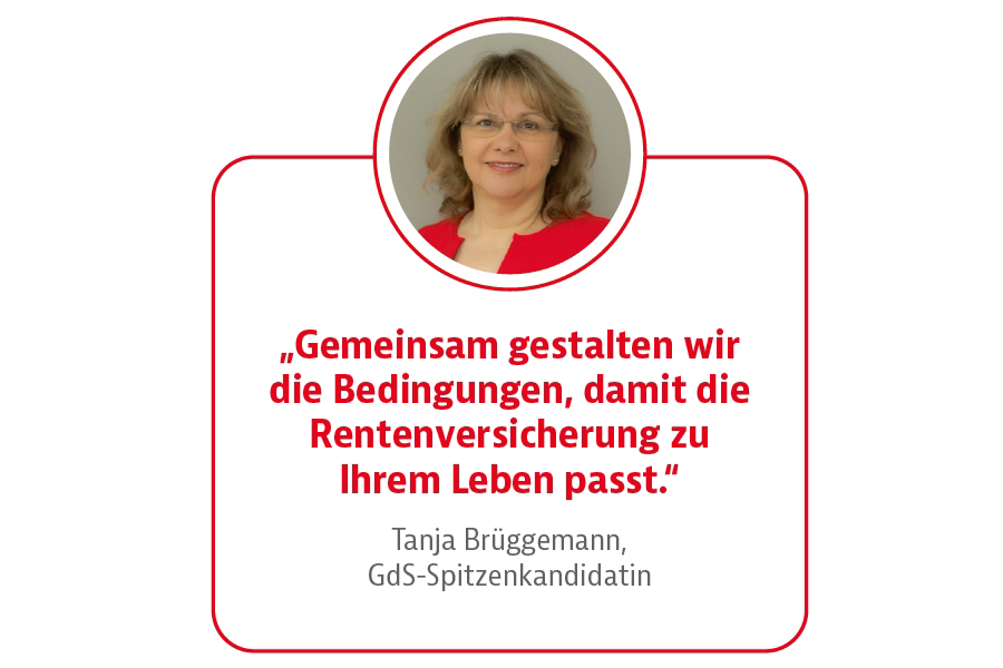 Tanja Brüggemann, GdS-Spitzenkandidatin