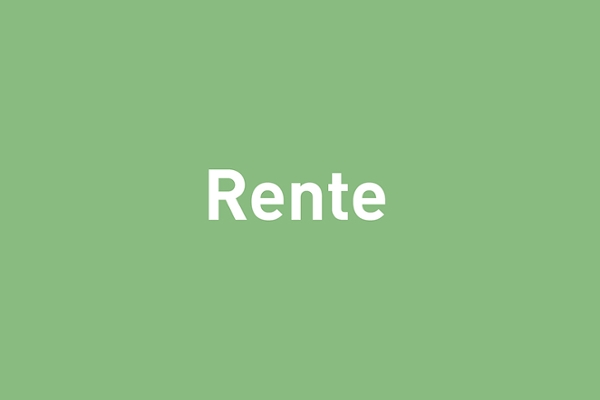 verweist auf: Rente Hellgrüne Farbe (verweist auf: Rente)