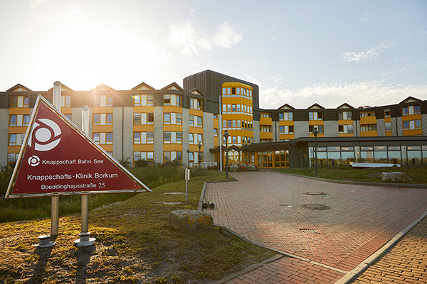 Reha-Klinik in Borkum - Außenansicht Reha-Klinik in Borkum - Außenansicht