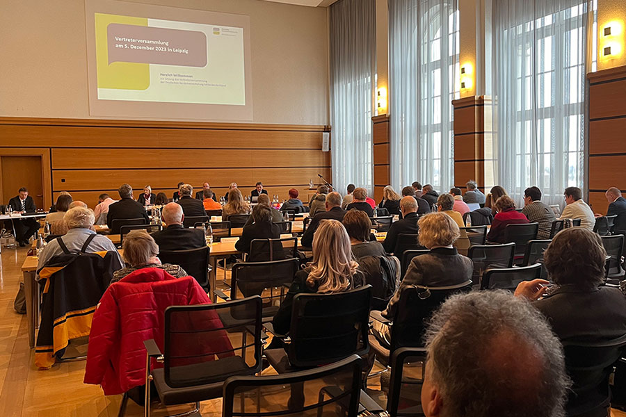 Die Vertreterversammlung tagte in Leipzig Die Vertreterversammlung tagte in Leipzig