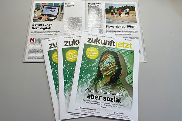 Ausgabe 2-2024 des Kundenmagazins zukunft jetzt Ausgabe 2-2024 des Kundenmagazins zukunft jetzt
