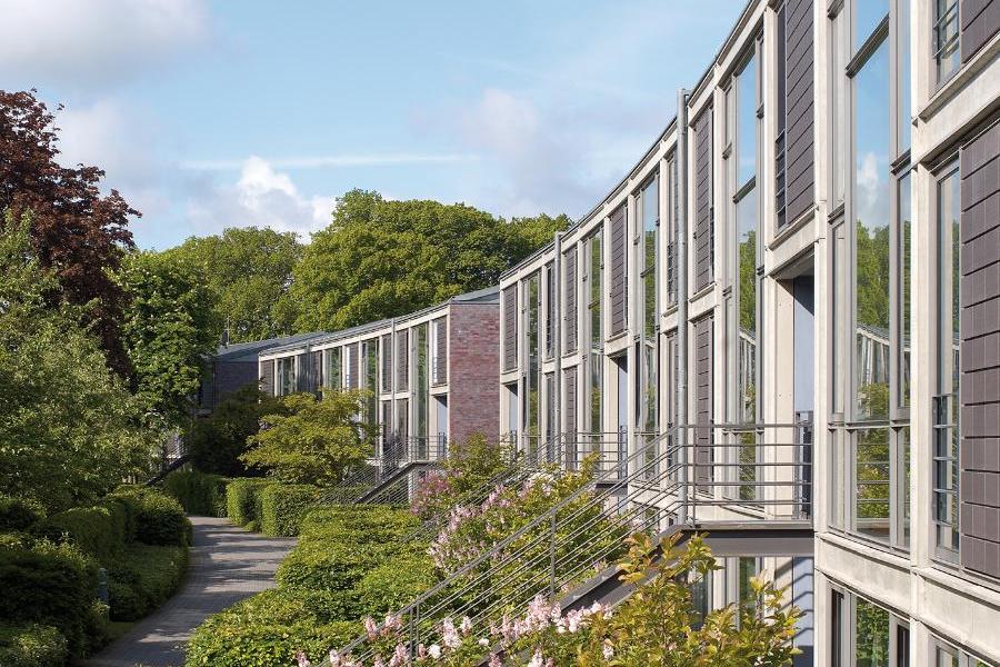 Studierendenappartments auf dem Reinfelder Campus von außen Studierendenappartments auf dem Reinfelder Campus von außen