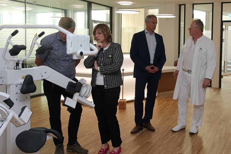 Neue Therapieräume in der Frankenklinik Neue Therapieräume in der Frankenklinik
