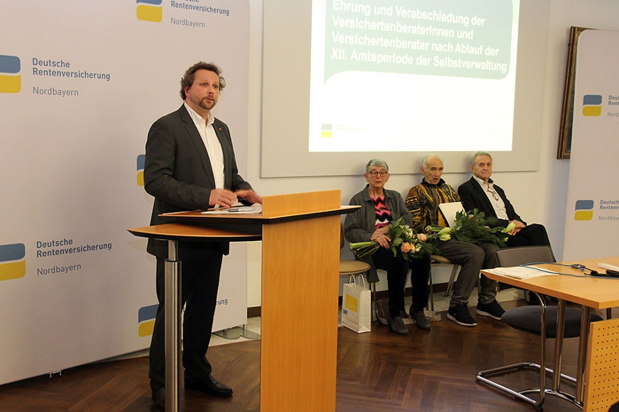 Vertreterversammlung der DRV Nordbayern - Vorsitzender der Vertreterversammlung Björn Wortmann Vertreterversammlung der DRV Nordbayern - Vorsitzender der Vertreterversammlung Björn Wortmann