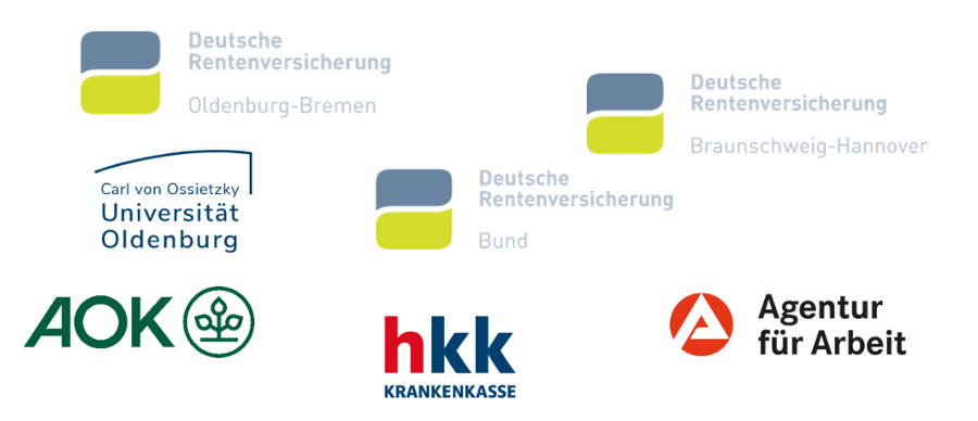 Logos der Beteiligten am BASE-Modellprojekt