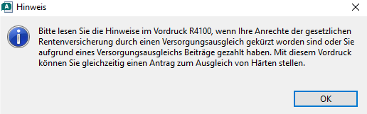 Frage R4100 Frage R4100
