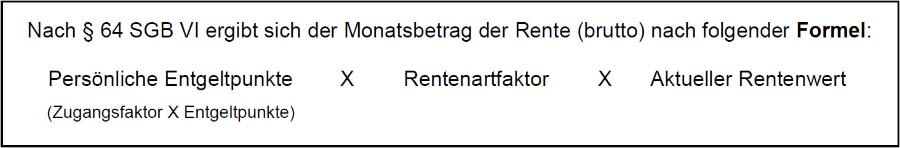 Rentenformel