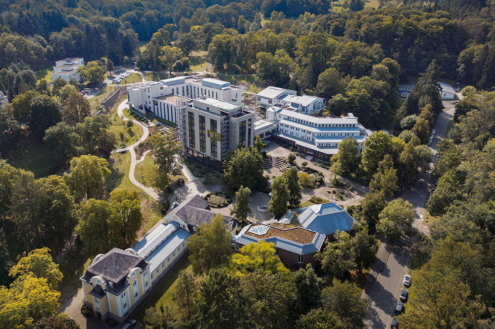 Die Mittelrhein-Klinik von oben Die Mittelrhein-Klinik von oben