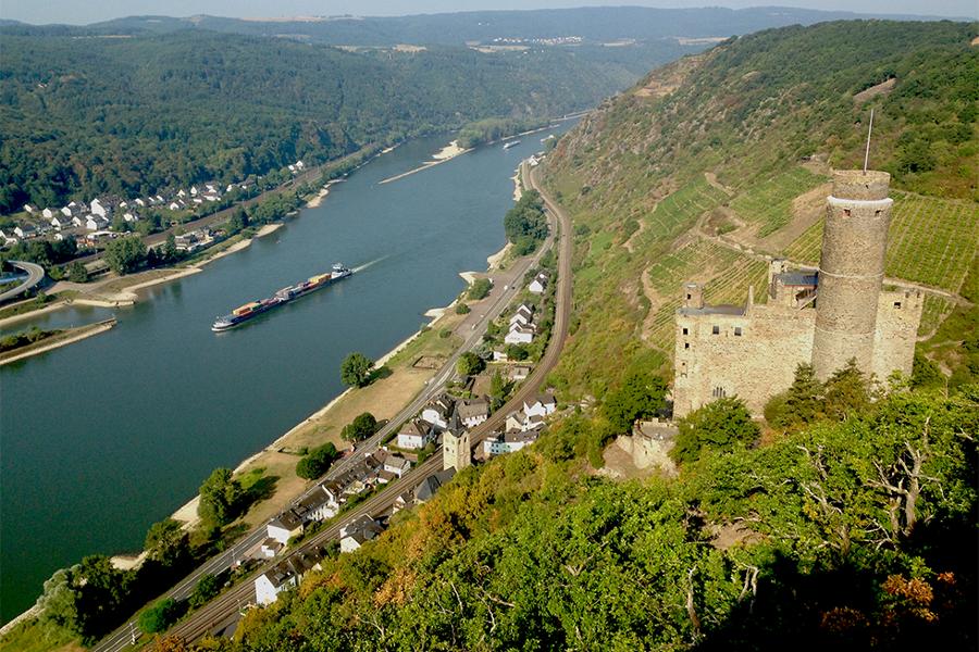 Eine Landschaftsaufnahme. Eine Landschaftsaufnahme.