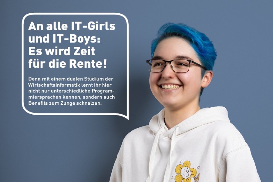 Timea, duale Studentin, Bachelor of Science – Wirtschaftsinformatik Timea, duale Studentin, Bachelor of Science – Wirtschaftsinformatik